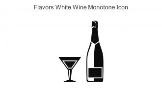 Flavors White Wine Monotone Icon In Powerpoint Pptx Png And Editable Eps Format