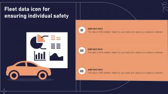 Fleet Data Icon For Ensuring Individual Safety