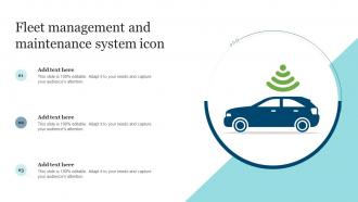 Fleet Management And Maintenance System Icon