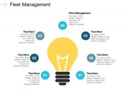 Fleet management ppt powerpoint presentation gallery infographic template cpb
