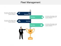 Fleet management ppt powerpoint presentation icon structure cpb