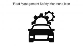 Fleet Management Safety Monotone Icon In Powerpoint Pptx Png And Editable Eps Format