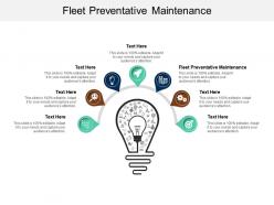 Fleet preventative maintenance ppt powerpoint presentation gallery graphics cpb