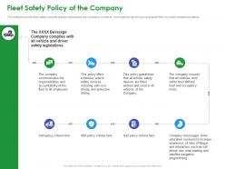 Fleet Safety Policy Of The Company Stakeholder Governance To Enhance Shareholders Value