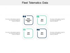 Fleet telematics data ppt powerpoint presentation inspiration tips cpb