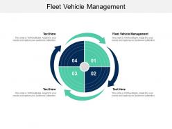 Fleet vehicle management ppt powerpoint presentation infographic template show cpb