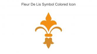 Fleur De Lis Symbol Colored Icon In Powerpoint Pptx Png And Editable Eps Format