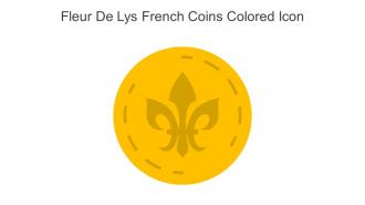 Fleur De Lys French Coins Colored Icon In Powerpoint Pptx Png And Editable Eps Format