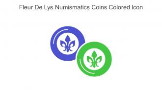 Fleur De Lys Numismatics Coins Colored Icon In Powerpoint Pptx Png And Editable Eps Format