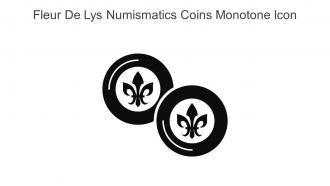 Fleur De Lys Numismatics Coins Monotone Icon In Powerpoint Pptx Png And Editable Eps Format