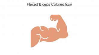Flexed Biceps Colored Icon In Powerpoint Pptx Png And Editable Eps Format