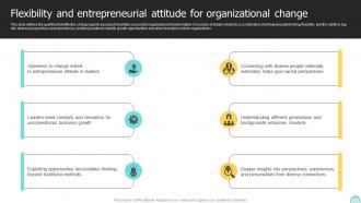 Flexibility And Entrepreneurial Attitude For Organizational Changemakers Catalysts Organizational CM SS V