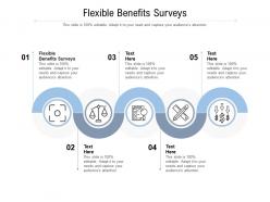 Flexible benefits surveys ppt powerpoint presentation ideas guide cpb