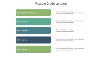 Flexible credit lending ppt powerpoint presentation file gallery cpb