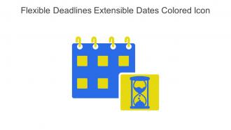 Flexible Deadlines Extensible Dates Colored Icon In Powerpoint Pptx Png And Editable Eps Format