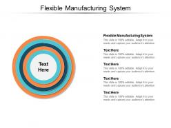 Flexible manufacturing system ppt powerpoint presentation slides good cpb