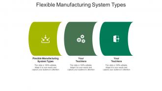 Flexible manufacturing system types ppt powerpoint presentation professional examples cpb