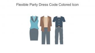 Flexible Party Dress Code Colored Icon In Powerpoint Pptx Png And Editable Eps Format