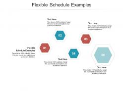 Flexible schedule examples ppt powerpoint presentation model icons cpb