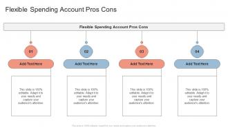 Flexible Spending Account Pros Cons In Powerpoint And Google Slides Cpb