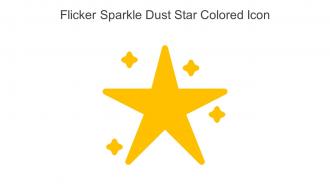 Flicker Sparkle Dust Star Colored Icon In Powerpoint Pptx Png And Editable Eps Format