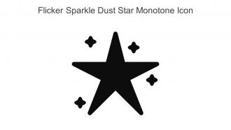 Flicker Sparkle Dust Star Monotone Icon In Powerpoint Pptx Png And Editable Eps Format