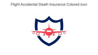 Flight Accidental Death Insurance Colored Icon In Powerpoint Pptx Png And Editable Eps Format