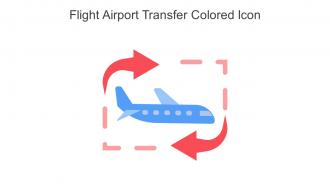 Flight Airport Transfer Colored Icon In Powerpoint Pptx Png And Editable Eps Format