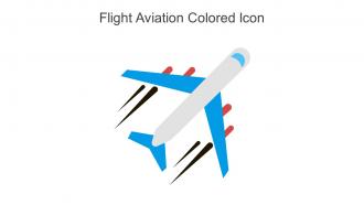 Flight Aviation Colored Icon In Powerpoint Pptx Png And Editable Eps Format
