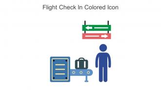 Flight Check In Colored Icon In Powerpoint Pptx Png And Editable Eps Format