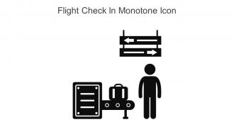 Flight Check In Monotone Icon In Powerpoint Pptx Png And Editable Eps Format
