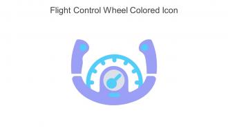 Flight Control Wheel Colored Icon In Powerpoint Pptx Png And Editable Eps Format