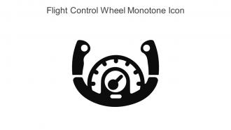 Flight Control Wheel Monotone Icon In Powerpoint Pptx Png And Editable Eps Format