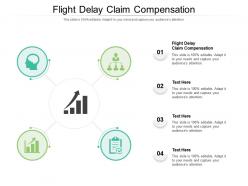 Flight delay claim compensation ppt powerpoint presentation gallery themes cpb