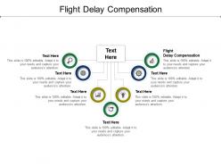 Flight delay compensation ppt powerpoint presentation portfolio graphics design cpb
