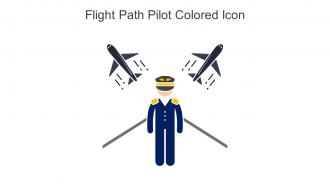 Flight Path Pilot Colored Icon In Powerpoint Pptx Png And Editable Eps Format