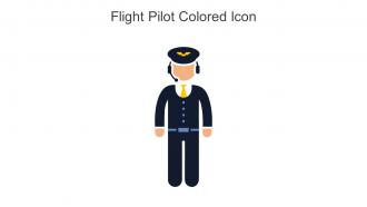 Flight Pilot Colored Icon In Powerpoint Pptx Png And Editable Eps Format