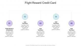 Flight Reward Credit Card In Powerpoint And Google Slides Cpb