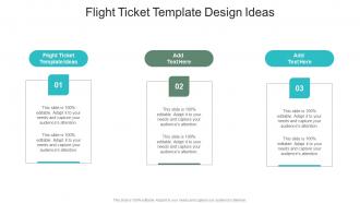 Flight Ticket Template Design Ideas In Powerpoint And Google Slides Cpb