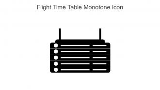 Flight Time Table Monotone Icon In Powerpoint Pptx Png And Editable Eps Format