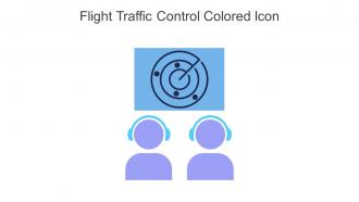 Flight Traffic Control Colored Icon In Powerpoint Pptx Png And Editable Eps Format
