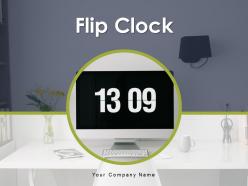 Flip Clock Information Furniture Countdown Indicating