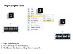 Flip clock powerpoint template slide
