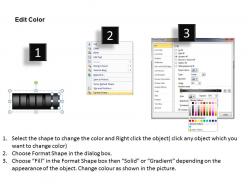 Flip clock powerpoint template slide