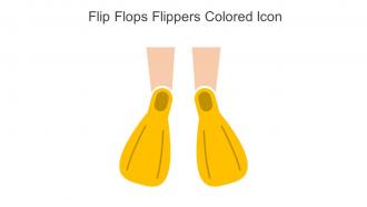 Flip Flops Flippers Colored Icon In Powerpoint Pptx Png And Editable Eps Format