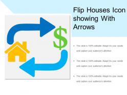Flip houses icon of house with dollar