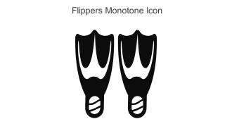 Flippers Monotone Icon In Powerpoint Pptx Png And Editable Eps Format