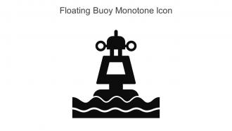 Floating Buoy Monotone Icon In Powerpoint Pptx Png And Editable Eps Format