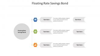 Floating rate savings bond ppt powerpoint presentation pictures layout cpb