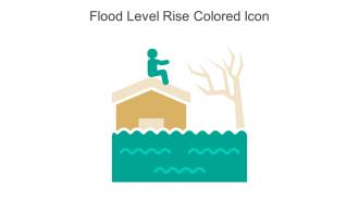 Flood Level Rise Colored Icon In Powerpoint Pptx Png And Editable Eps Format
